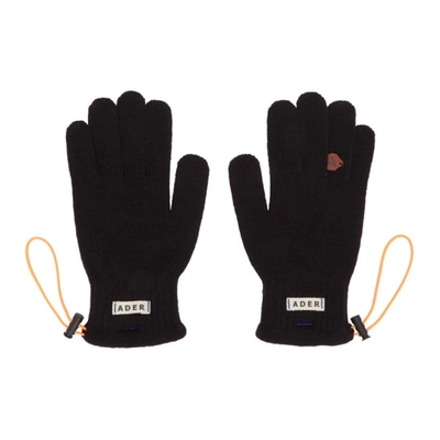 Ader Error Black String Gloves
