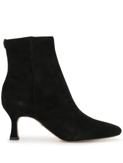 Sam Edelman Lizzo Martini-heeled Ankle Boots In Black