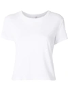 Re/done Crewneck Cotton T-shirt In White