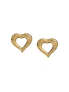 SAINT LAURENT HEART CLIP-ON EARRINGS