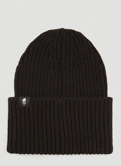 The North Face Knitted Beanie Hat In Black