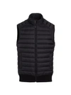 Saks Fifth Avenue Collection Nylon Puffer Vest In Black