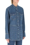 CHLOÉ CHLOÉ STITCHING DETAIL DENIM SHIRT