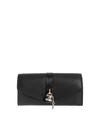 CHLOÉ ABY CONTINENTAL WALLET IN BLACK