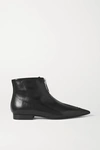 STELLA MCCARTNEY ZIPIT VEGETARIAN LEATHER ANKLE BOOTS