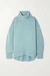 ARCH4 WORLD'S END RIBBED CASHMERE TURTLENECK SWEATER