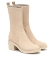 GIANVITO ROSSI MARGEAUX SUEDE ANKLE BOOTS,P00510467