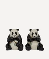 Quail Panda Stoneware Salt And Pepper Shakers In Assorted