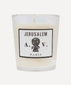 Astier De Villatte Jerusalem Scented Candle In Glass 260g In Clear