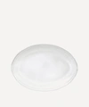 Astier De Villatte Large Simple Deep Oval Platter In White