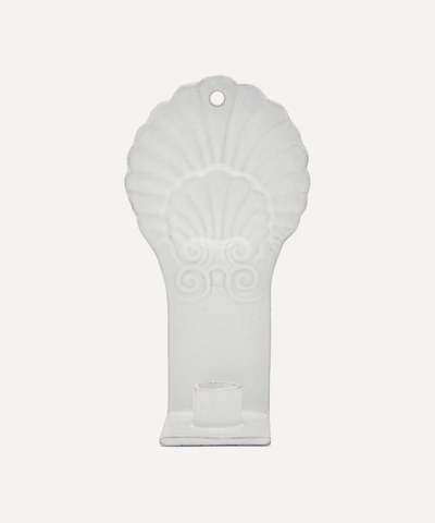 Astier De Villatte Aphrodite Candlestick Holder In White