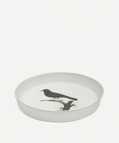 Astier De Villatte Blackbird Dish In White