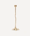 Doing Goods Misty Tree Candlestick Holder In Gold Matte