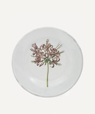 Astier De Villatte Guernfey Lilly Soup Plate In White