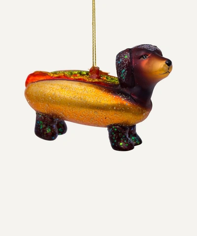 Unspecified Hot Dog Dachshund Decoration In Brown