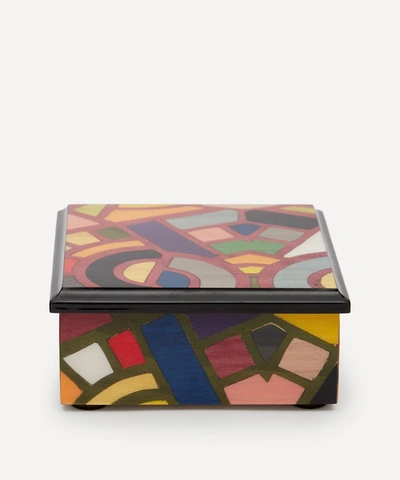 Biagio Barile Petali Wooden Box In Multicolour