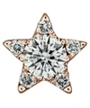 MARIA TASH 18CT 4.5MM DIAMOND STAR SINGLE THREADED STUD EARRING,000705443