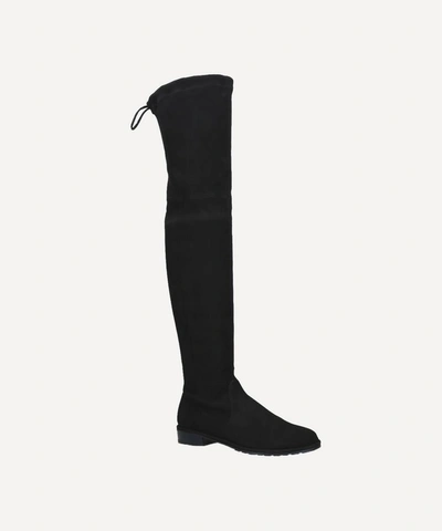 STUART WEITZMAN STUART WEITZMAN WOMEN'S LOWLAND OVER-KNEE SUEDE BOOTS,000612469