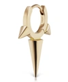 MARIA TASH MARIA TASH 14CT 6.5MM TRIPLE LONG SPIKE HOOP EARRING,000708432