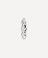 MARIA TASH 18CT 6.5MM INVISIBLE SET DIAMOND MARQUISE ETERNITY SINGLE HOOP EARRING,000708420