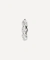 Maria Tash 18ct 6.5mm Invisible Set Diamond Marquise Eternity Single Hoop Earring In White Gold