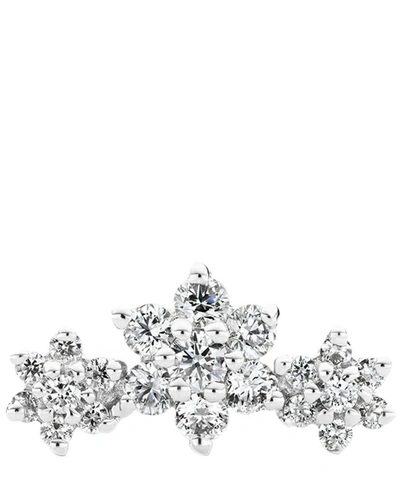 Maria Tash Flower Garland 18-karat White Gold Diamond Earring