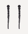 Simone Rocha Pendant Drop Earrings In Jet