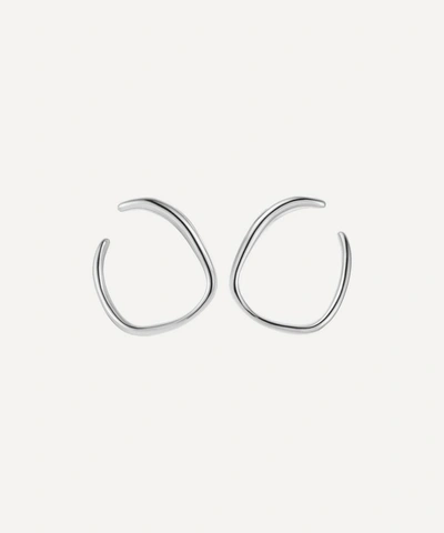 Monica Vinader Silver Nura Reef Wrap Earrings