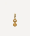 ALEX MONROE X RAVEN SMITH GOLD-PLATED CANNONBALL HIDDEN PEARL EARRING,000713830