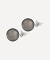 Kojis 18ct White Gold Tahitian Pearl Stud Earrings In White Gold