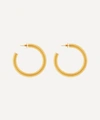 ANISSA KERMICHE GOLD-PLATED HOOPS DON'T LIE HOOP EARRINGS,000711584