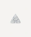 Maria Tash Invisible Set Triangle 4mm 18-karat White Gold Diamond Single Earring In White Gold