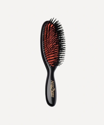 Mason Pearson Pocket Pure Bristle B4 Hair Brush In Black