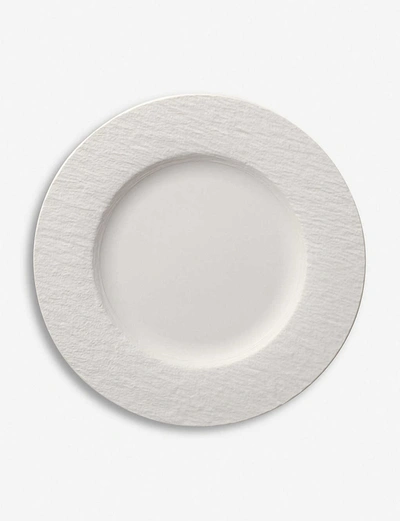 Villeroy & Boch Manufacture Blanc Porcelain Flat Plate 27cm In White