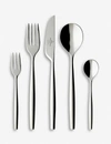 Villeroy & Boch Metrochic Stainless Steel Cutlery Set 30 Pieces In Silver