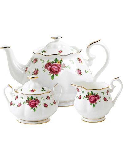 Royal Albert New Country Roses White 3 Piece Set
