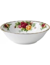 ROYAL ALBERT ROYAL ALBERT WHITE, RED AND GREEN OLD COUNTRY ROSES CHINA CEREAL BOWL 16CM,16176287