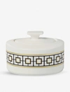 Villeroy & Boch Metrochic Premium Bone Porcelain Sugar Bowl With Lid 12cm In Multi Coloured