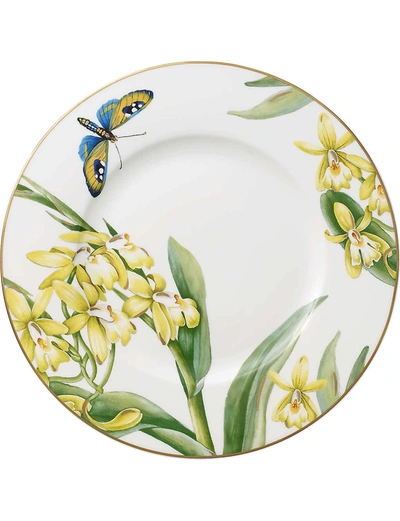 VILLEROY & BOCH AMAZONIA AMNUT PORCELAIN SALAD PLATE,59169949