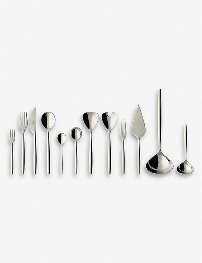 Villeroy & Boch Metrochic Stainless Steel Cutlery Set 70 Pieces In Silver