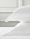 The White Company Connaught Cotton And Silk-blend Oxford Pillowcase 65cm X 65cm In Chalk