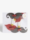 MERI MERI LIPS AND MOUSTACHE PARTY BLOWER WEDDING DECORATIONS PACK OF 4,371-3001888-451810