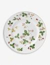 Wedgwood Wild Strawberry Floral-pattern Bone-china Plate 27cm
