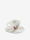 Seletti Kintsugi N2 Porcelain Coffee Cup And Saucer