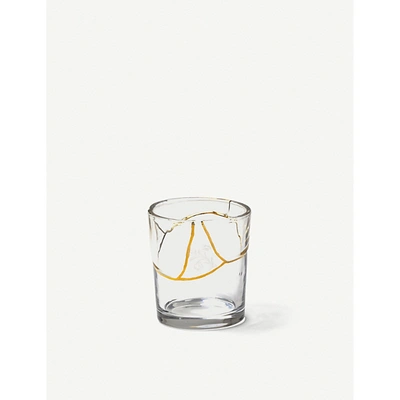 Seletti Kintsugi Glass And Gold Tumbler