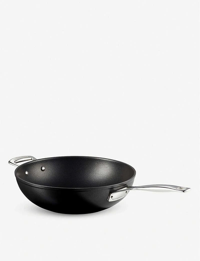 LE CREUSET TOUGHENED NON-STICK ALUMINIUM STIR-FRY PAN WITH HELPER HANDLE 30CM,36814823