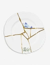 SELETTI SELETTI KINTSUGI N3 PORCELAIN AND 24CT GOLD DINNER PLATE 27CM,11256247