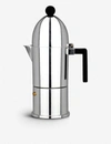 Alessi Black La Cupola Six-cup Espresso Coffee Maker In Black