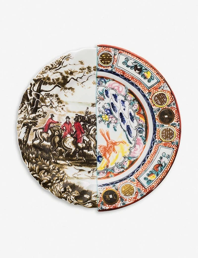 Seletti Eusapia Hybrid Porcelain Dinner Plate 27.5cm In White