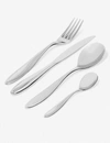 Alessi Mami 24-piece Stainless Steel Cutlery Set In Steel